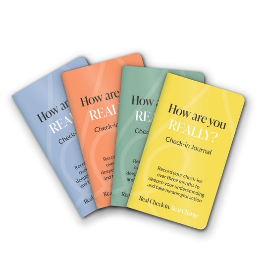 Refills - Set of 4 How are you REALLY? Check-in Journals