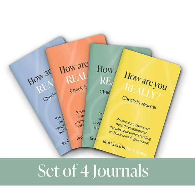 Refills - Set of 4 How are you REALLY? Check-in Journals