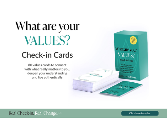 What are your VALUES? check-in cards